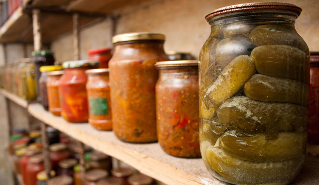 Preservatives in a jar