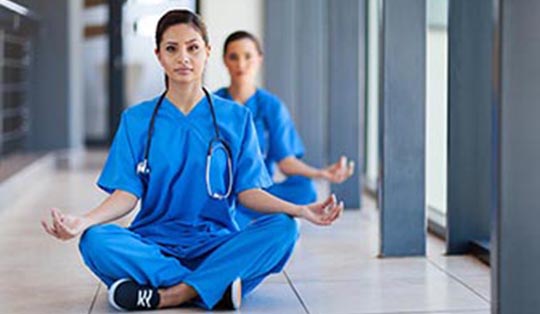 Nurses having their meditation