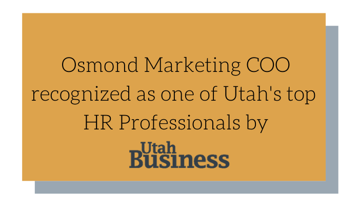 Emily Woll, COO at Osmond Marketing, is one of Utah’s Top HR Professionals for 2020