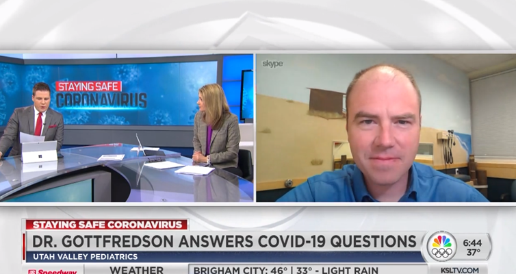 Dr. Gottfredson answer covid19 Questions on television