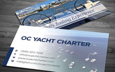 OC Yacht Charter Business Card