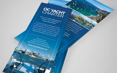OC Yacht Charter Rack Card