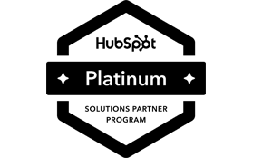 Hubspot Platinum badge Solutions Partner Program Hubspot Platinum badge