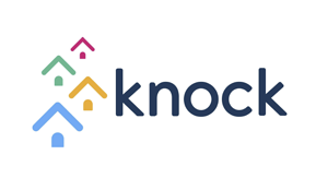 Knock badge Knock icon and logo
