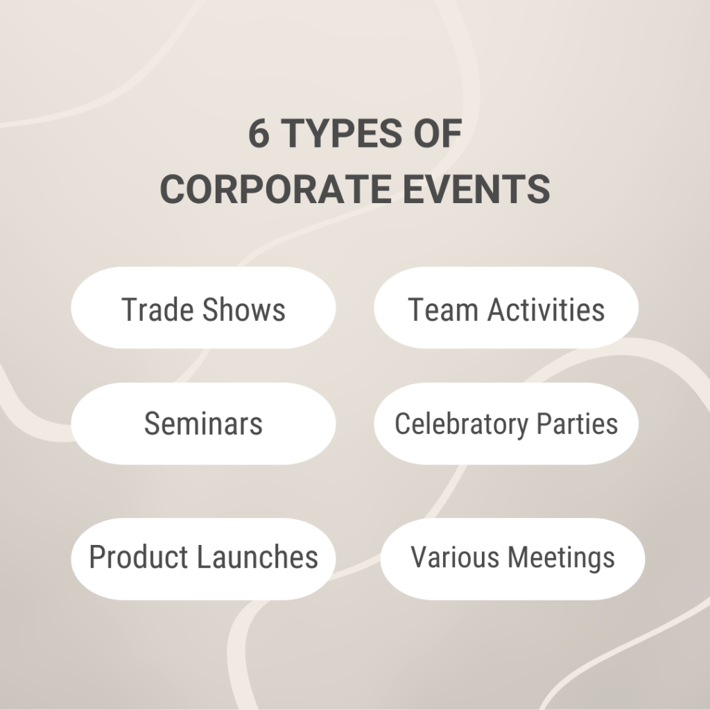 6 types of corporate events you can plan